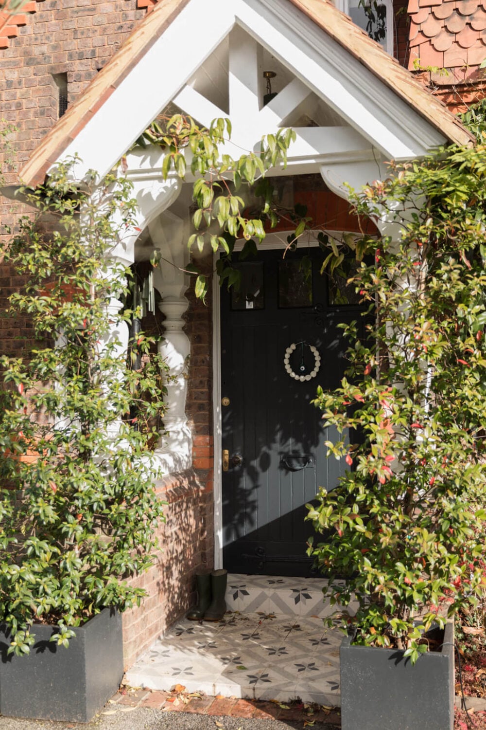 A Grand Arts and Crafts House in London 27 front door victorian house north london A Grand Arts and Crafts House in London