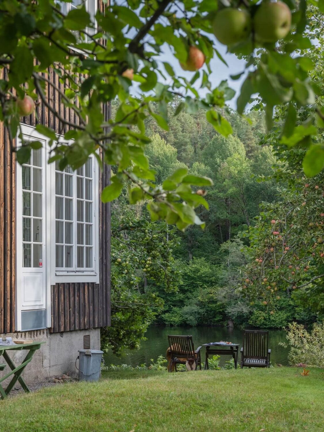 A Romantic 1920s Villa with Views of the Lake 22 garden apple tree