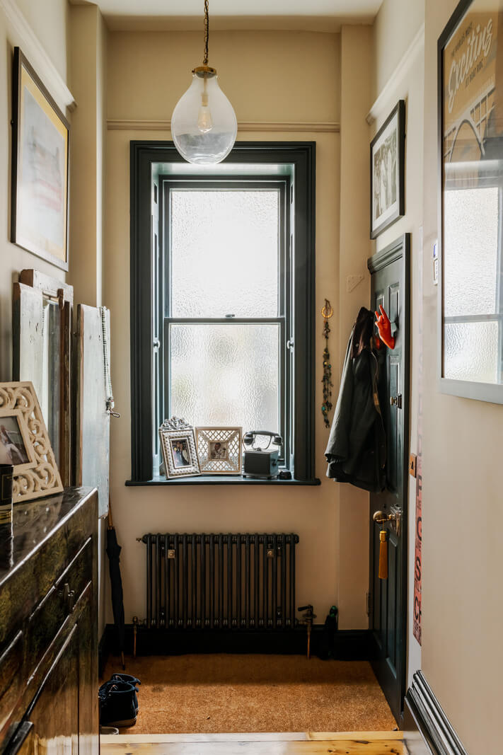 Eclectic Interiors in a Historic Bristol Apartment 23 hallway