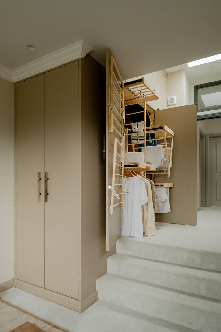 A Colorful Edwardian Family Home in London 12 laundry space london home