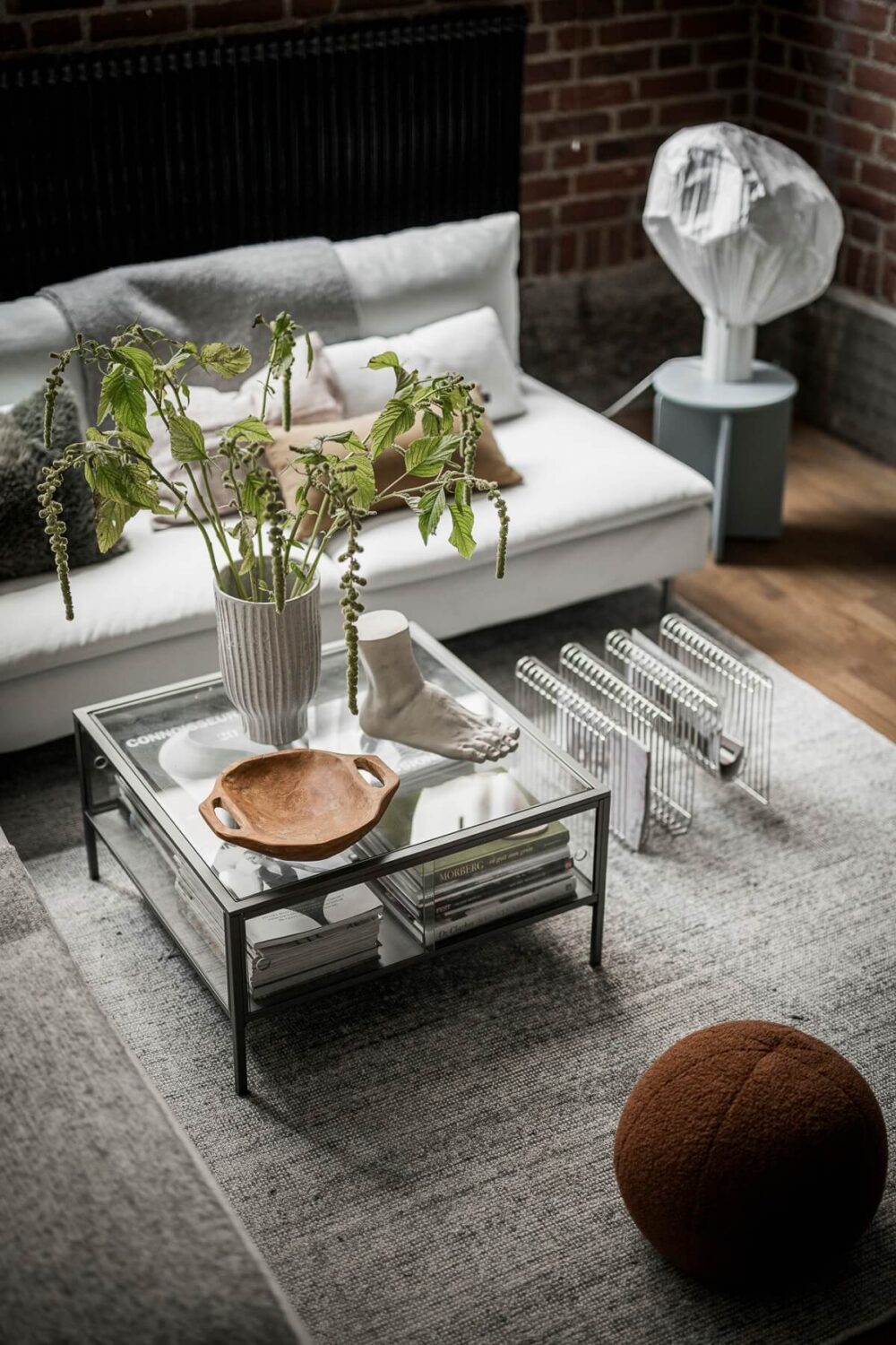 A Scandinavian Loft in an Old Industrial Building 4 living room detail