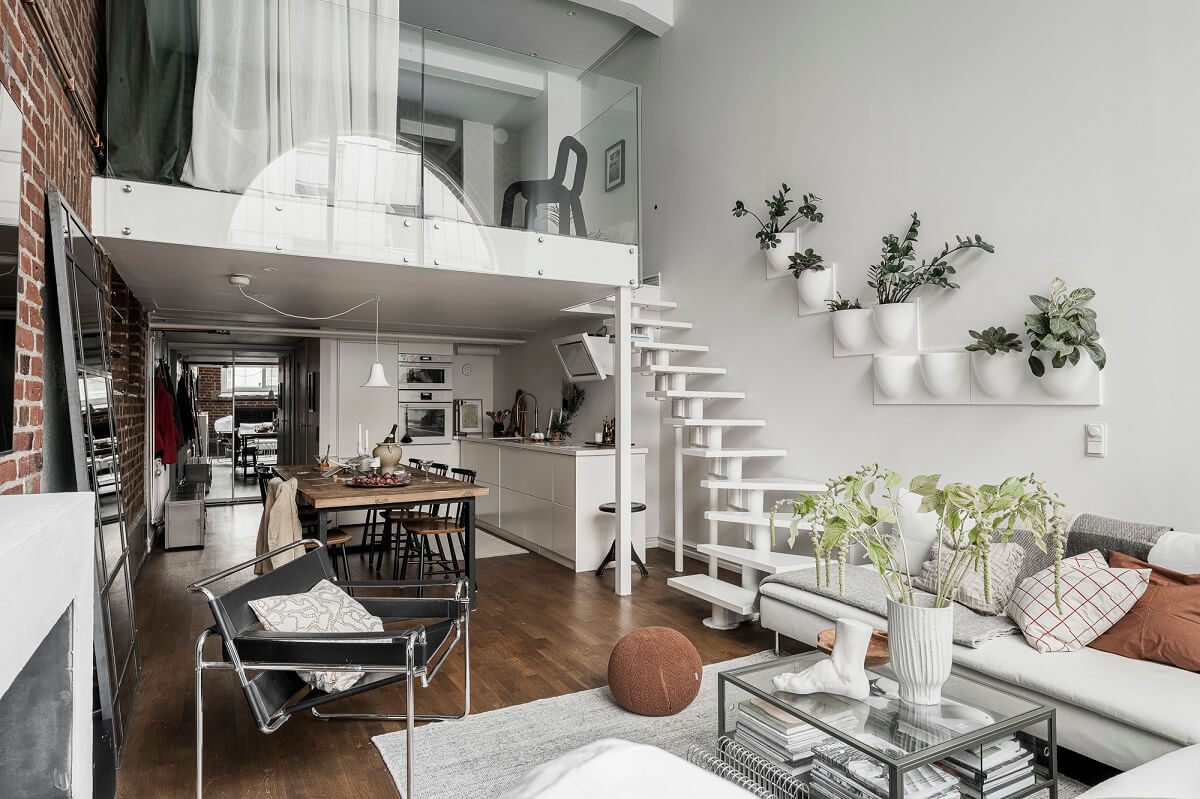A Scandinavian Loft in an Old Industrial Building 8 scandinavian loft apartment