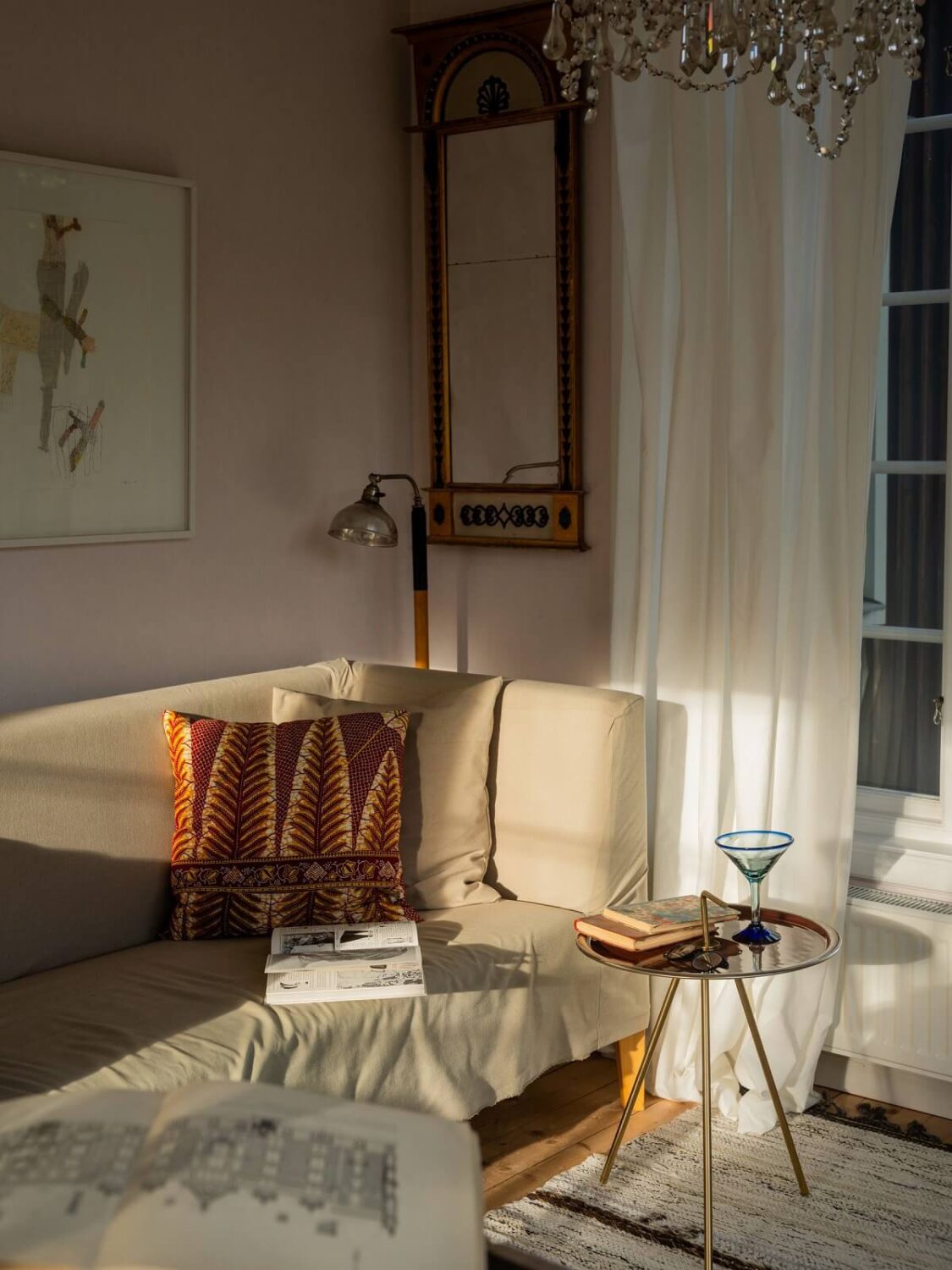 A Romantic 1920s Villa with Views of the Lake 11 sitting room
