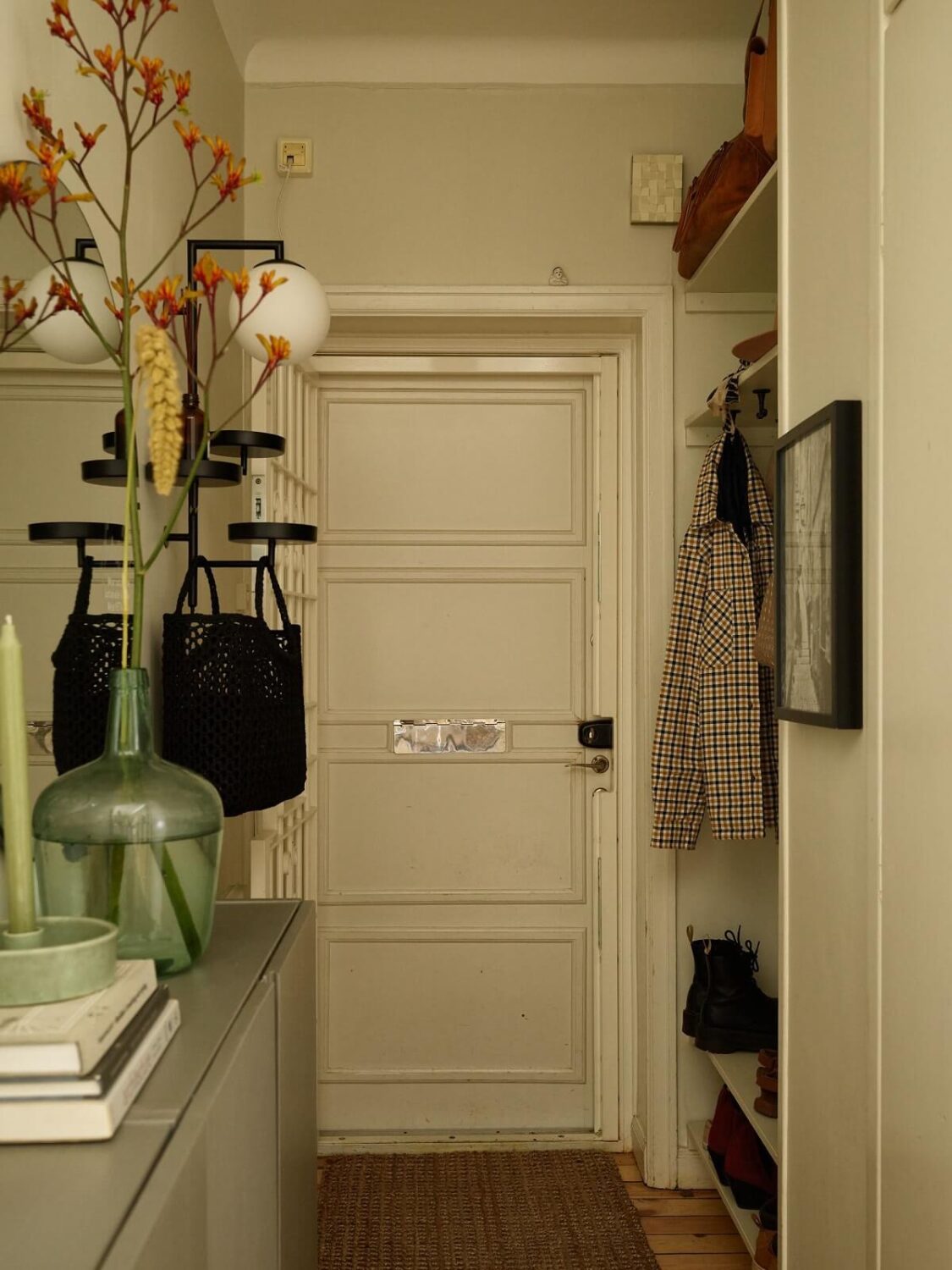 A Lovely Apartment Owned By The Same Family for Almost 100 Years 20 small hallway with plenty of storage