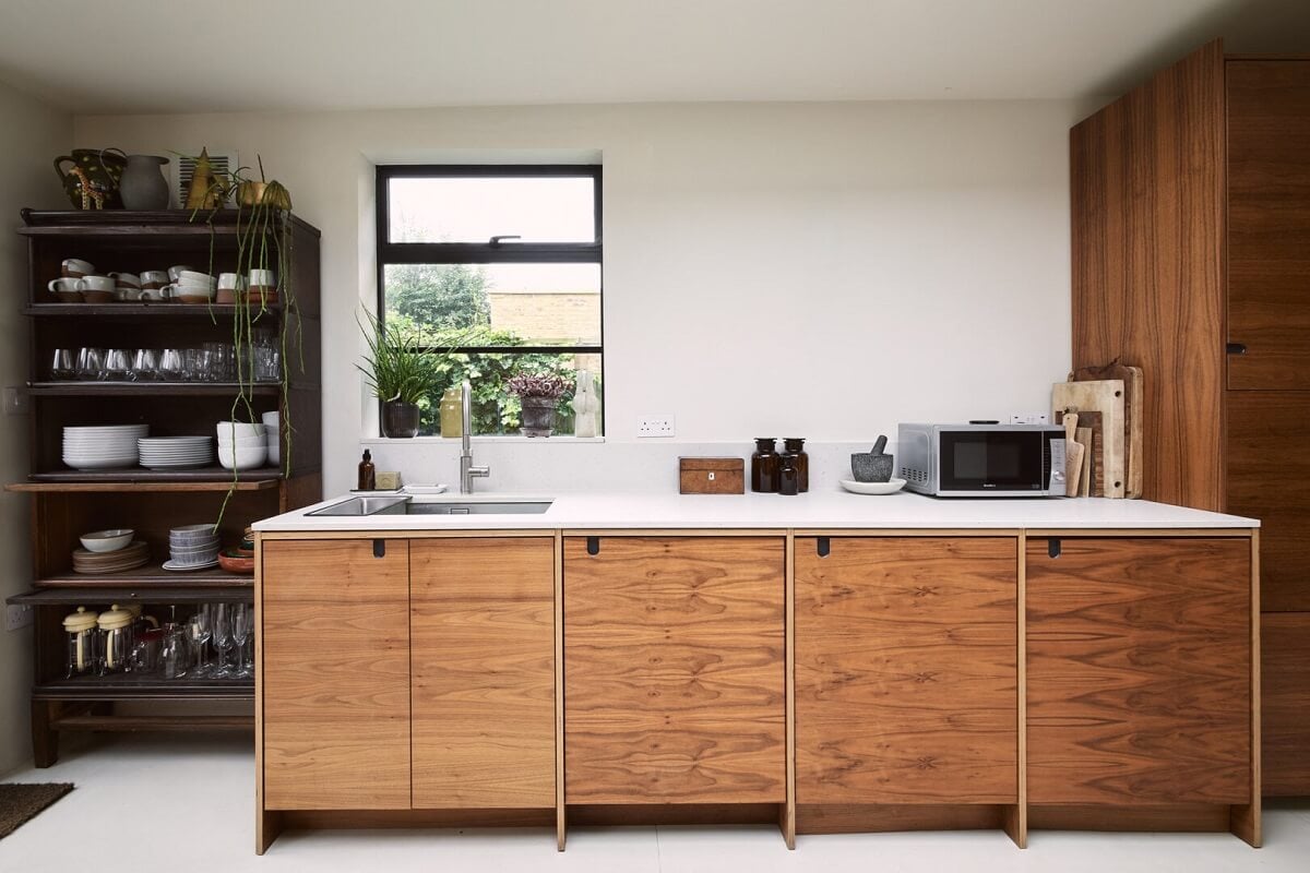 A Grand Victorian House with Many Period Features and a Lush Garden 6 wooden kitchen cabinets