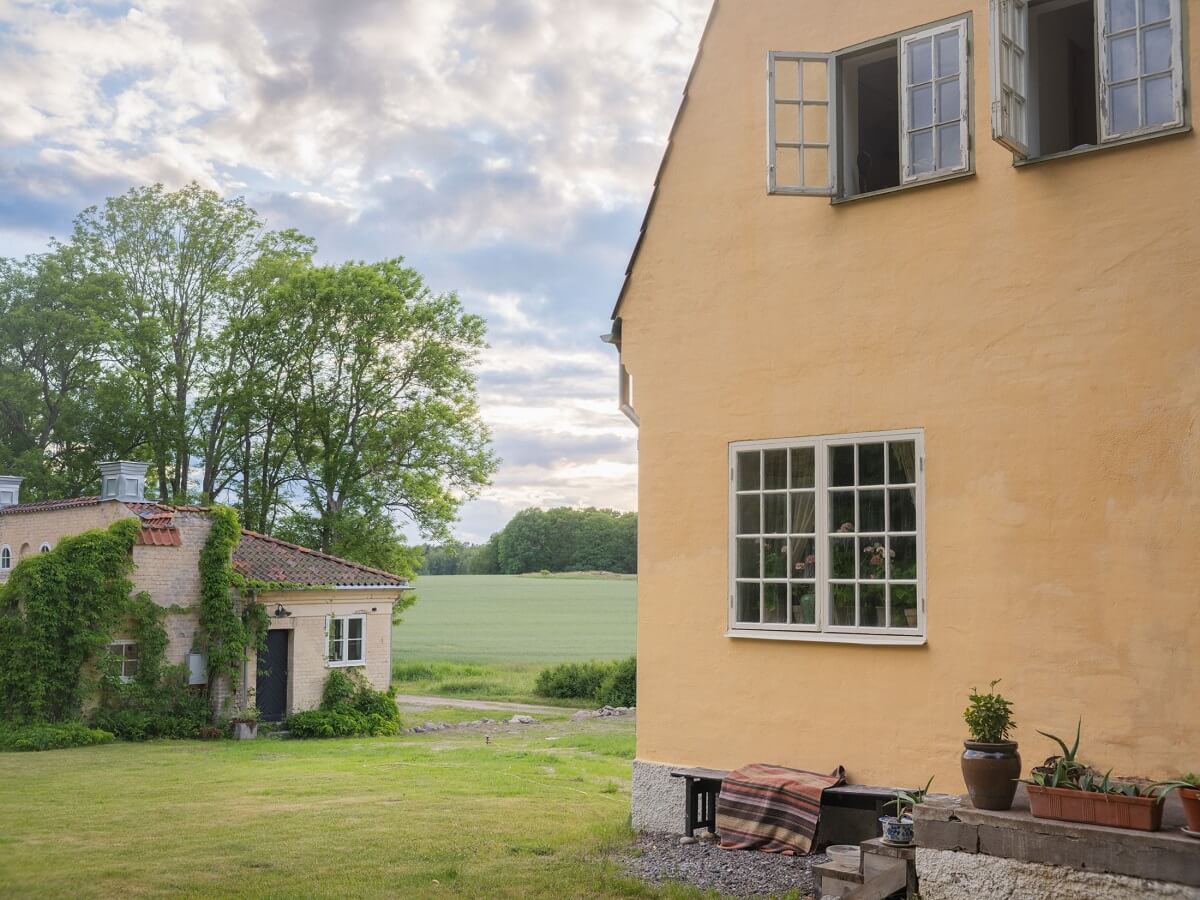 A Bohemian-Style House on the Estate of a Swedish Castle 34 yellow swedish house