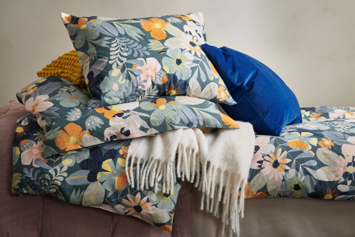 IKEA Spring Collection 2025: Colorful Textiles, Clean Designs & Home Refresh Ideas 3 floral bedding