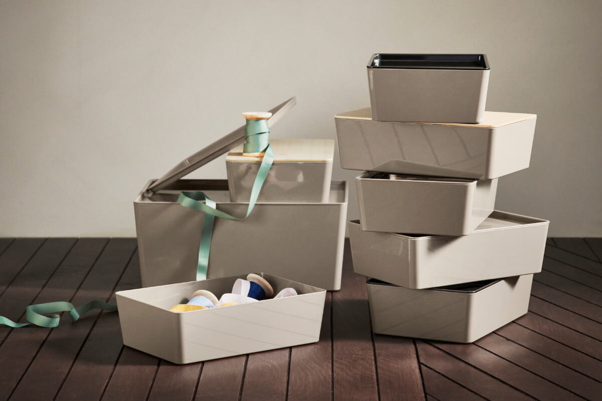 IKEA Spring Collection 2025: Colorful Textiles, Clean Designs & Home Refresh Ideas 6 KUUGIS storage boxes