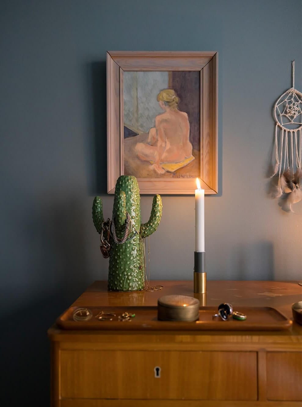 An Interior Designer's Moody Apartment with Period Features 14 bedroom detail