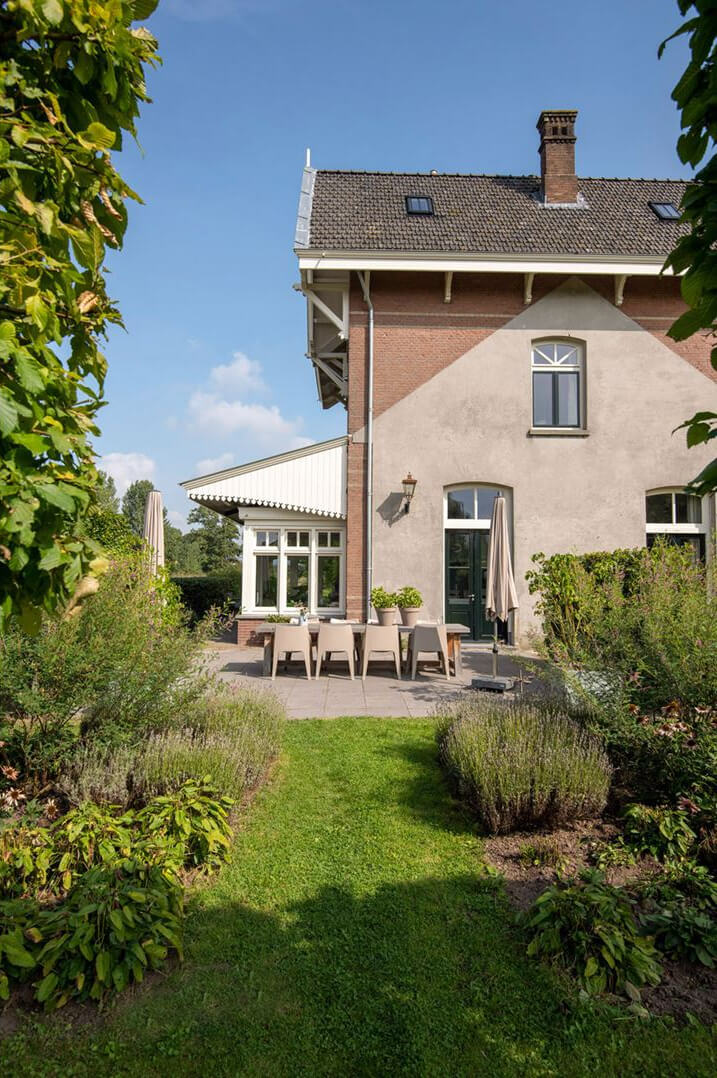 An Amazing Family Home in a Former Dutch Train Station 20 dutch villa with garden terrace