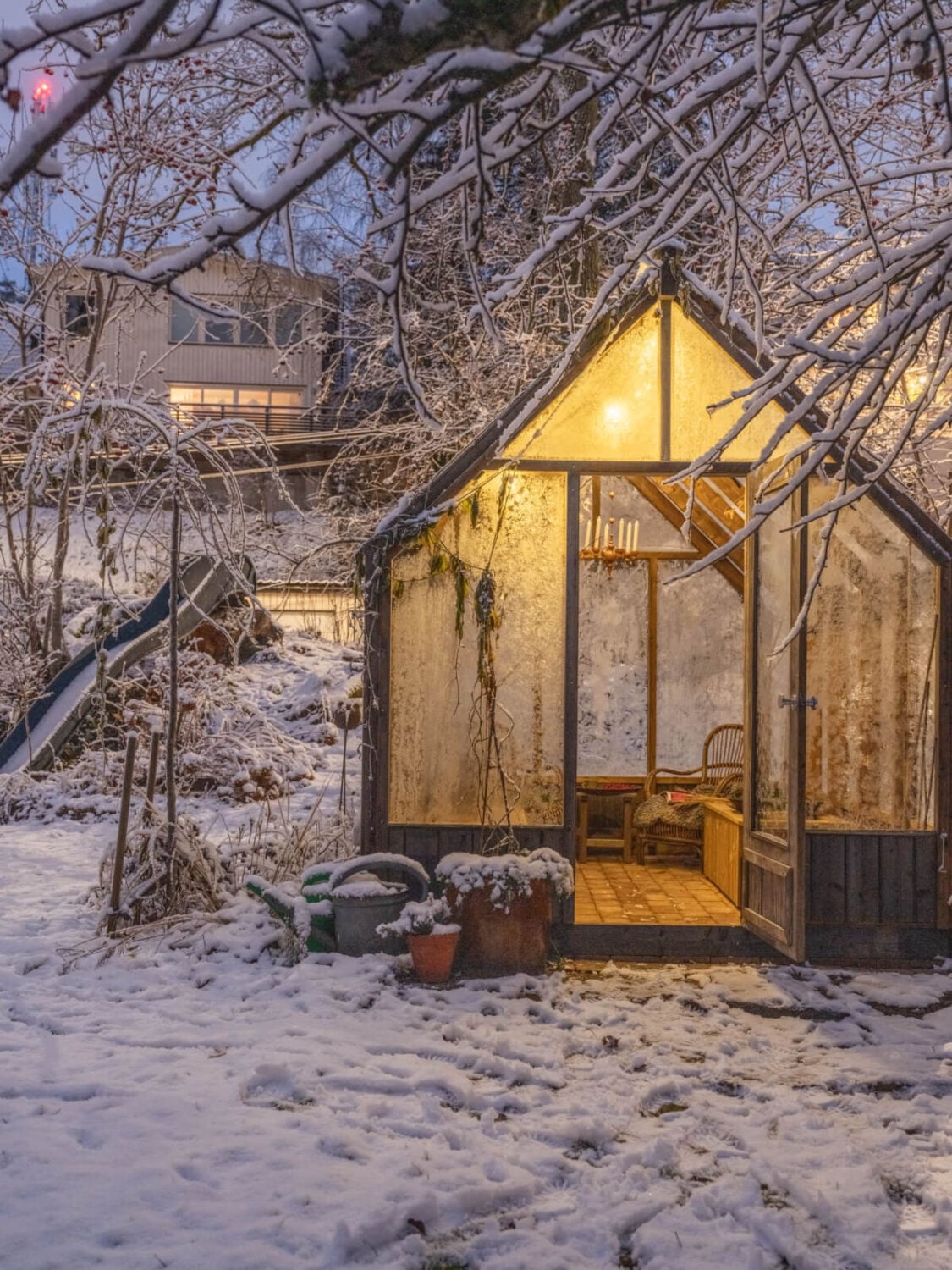 A Beautiful Midcentury Family Home South of Stockholm 31 garden house