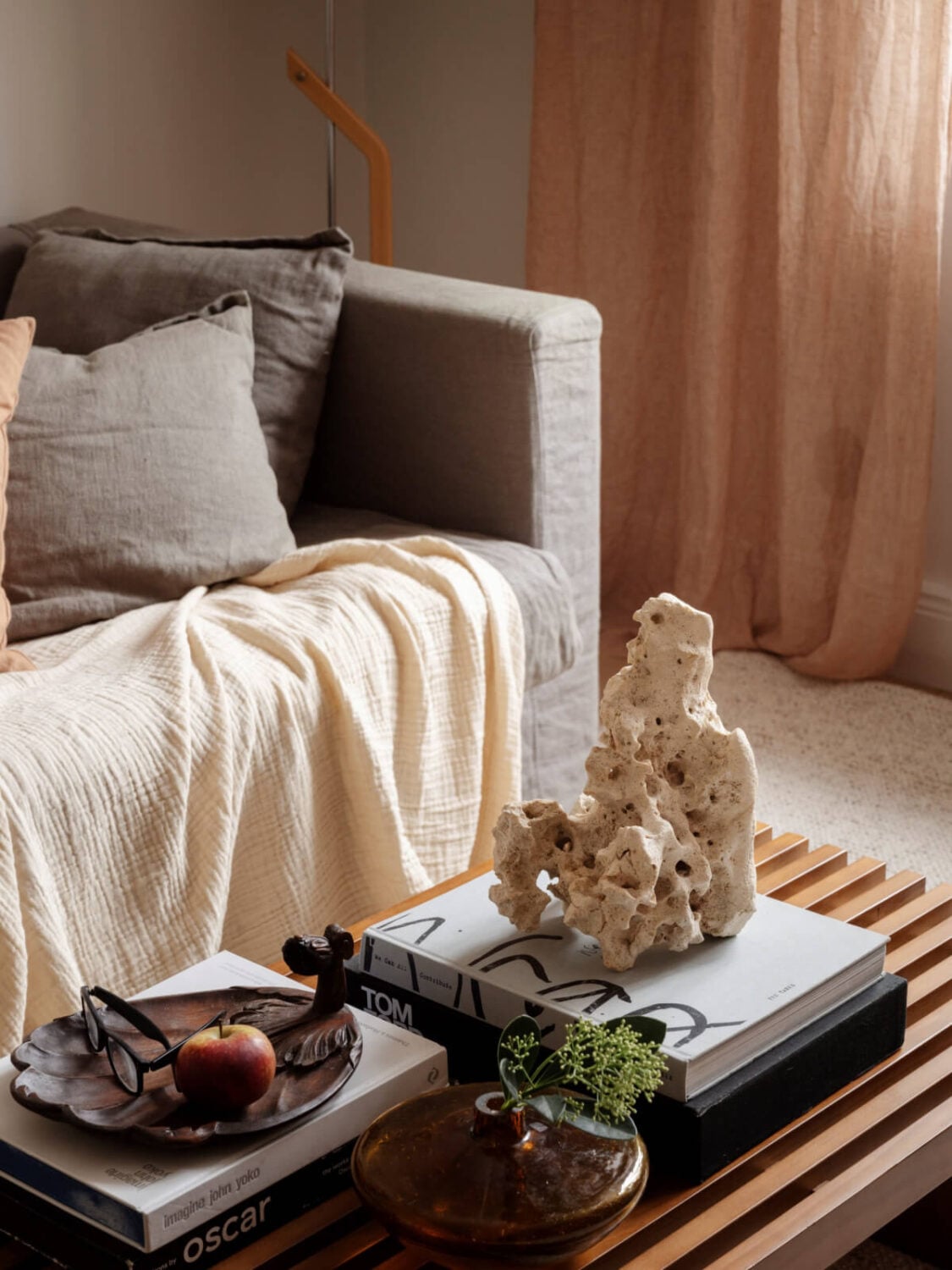 A Calm and Contemporary Apartment in a Former Office Space 3 living room detail
