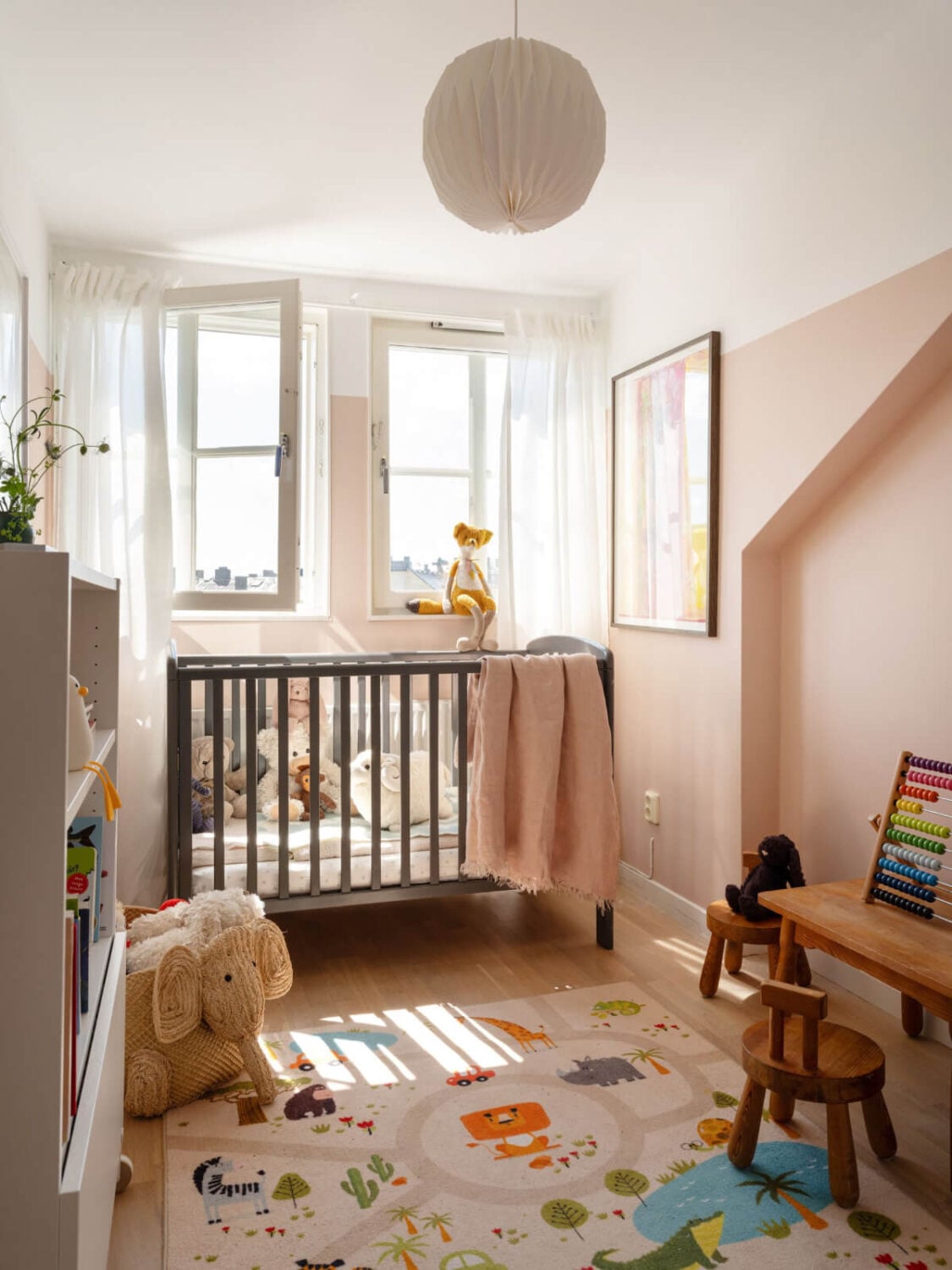 Best of 2025: Children's Rooms 26 nursery with light pink wall