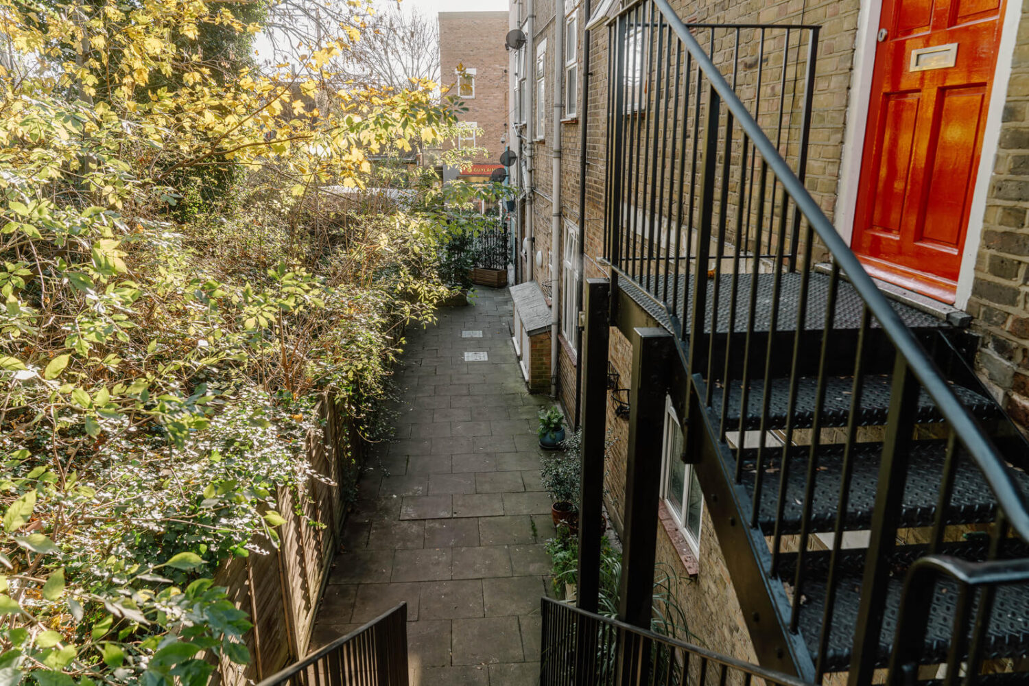 French and Midcentury Influences in a Charming London Studio Apartment 16 outdoors london studio French and Midcentury Influences in a Charming London Studio Apartment