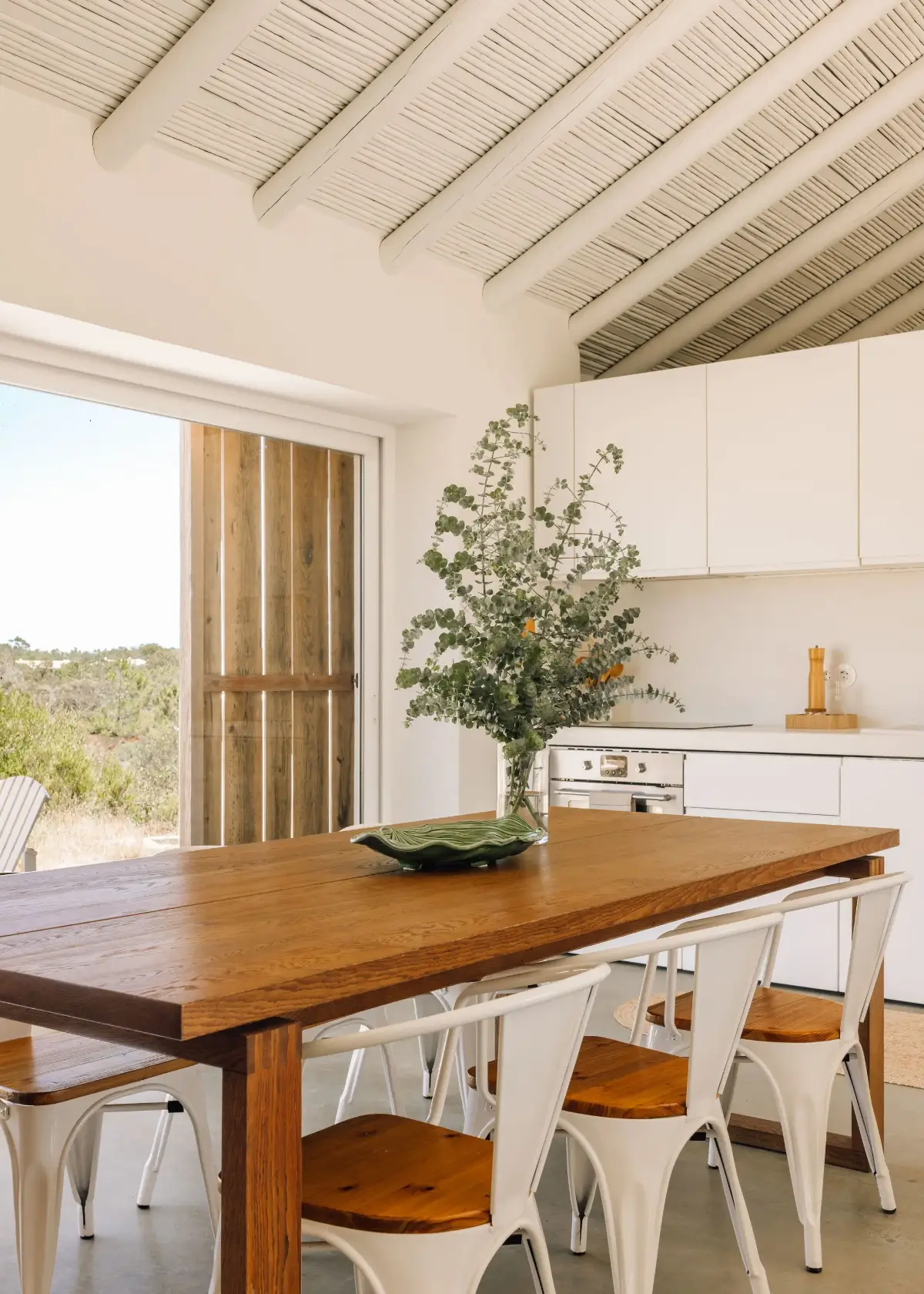 A Restored Portuguese Taipa House with Modern, Minimalistic Interiors