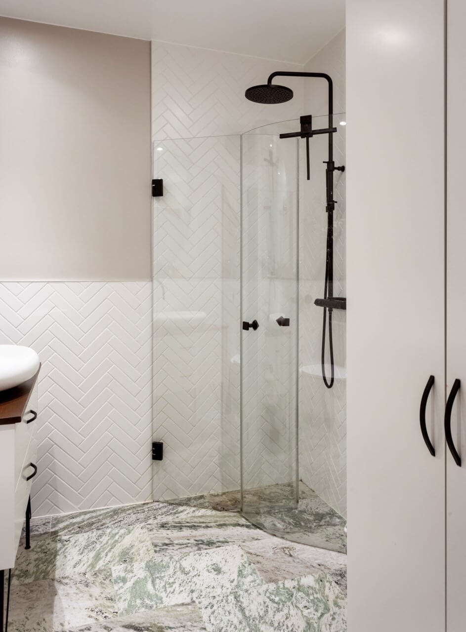 A Stylish Two-Bedroom Apartment in Stockholm 23 bathroom shower