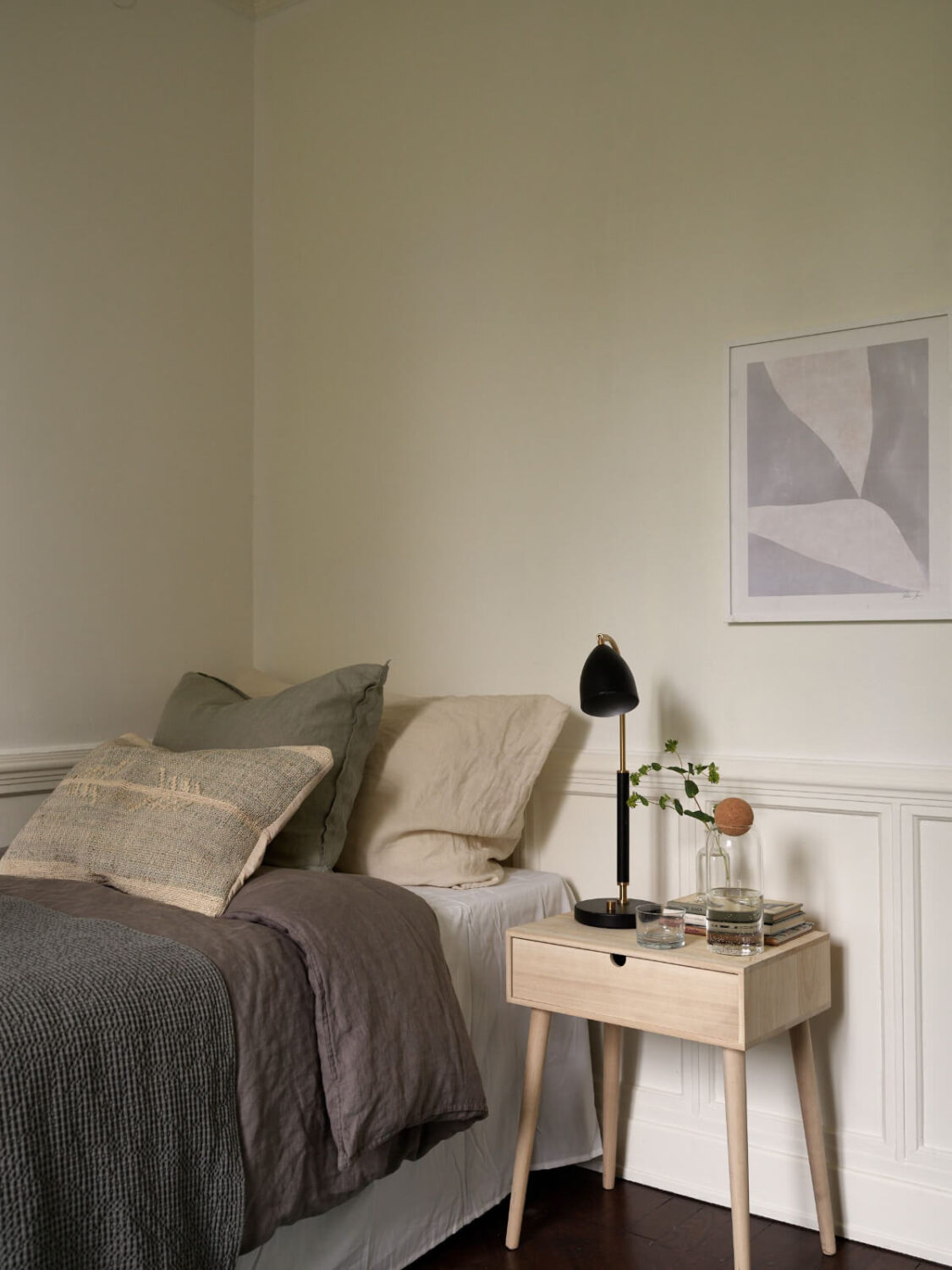 A Grand Early 20th-Century Apartment in Stockholm 26 bedroom nightstand stockholm apartemtn