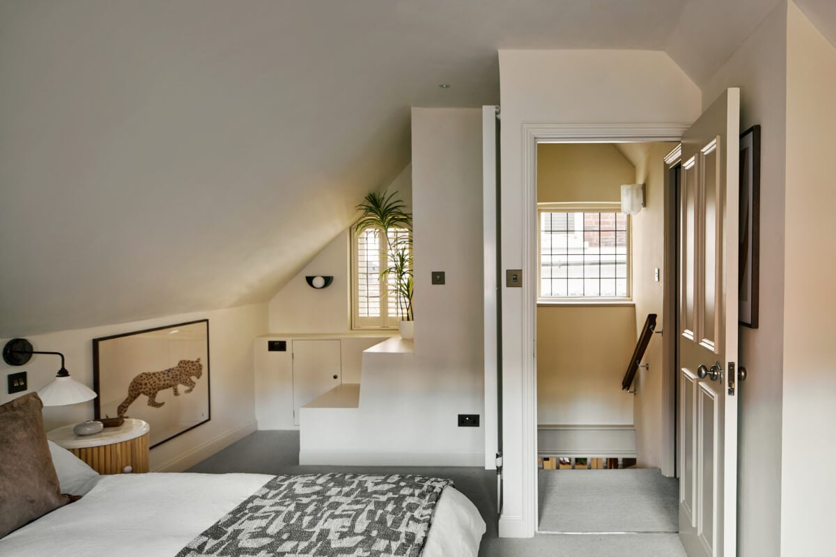 A Stunning Victorian House with Period Features and Surprising Spaces 24 bedroom slanted ceiling