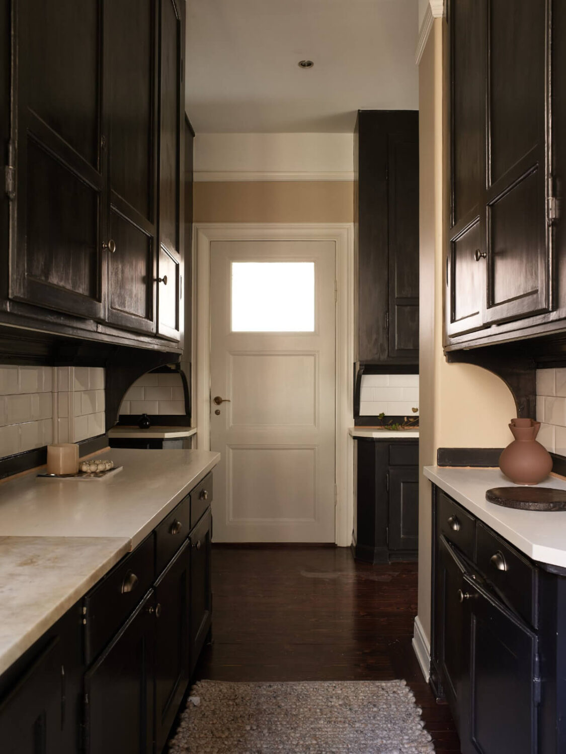 A Grand Early 20th-Century Apartment in Stockholm 17 black cabinets