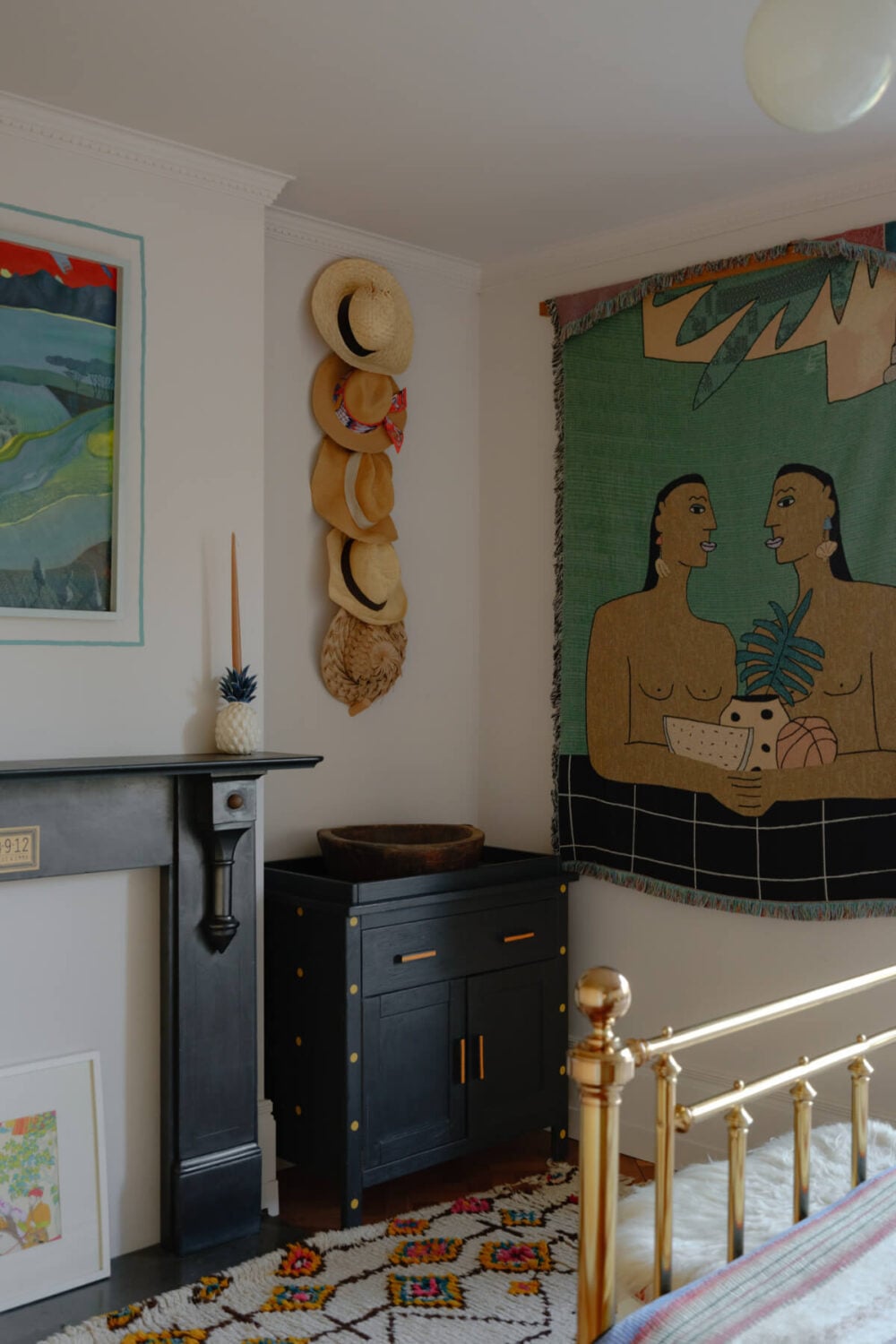 A London Edwardian House with a Light-Filled Kitchen Extension 21 black fireplace surround