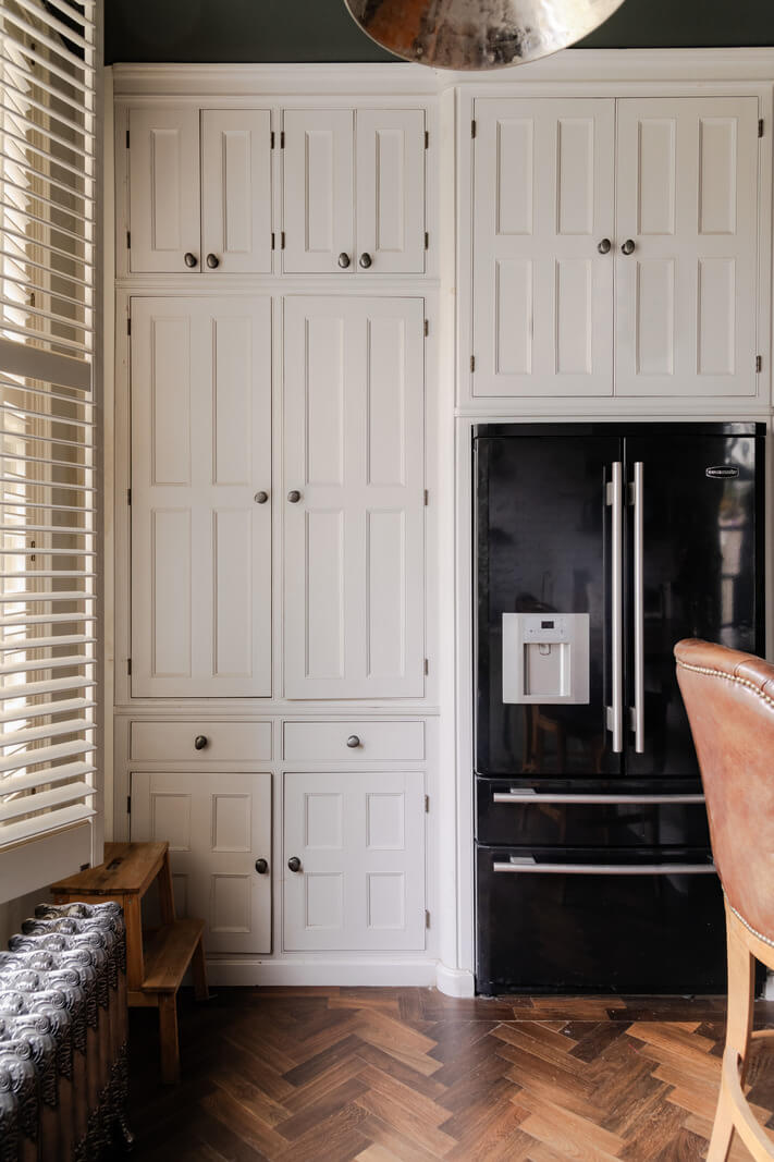 A Grand Victorian Villa in Manchester with Bold Interiors 12 built-in kitchen cabinets