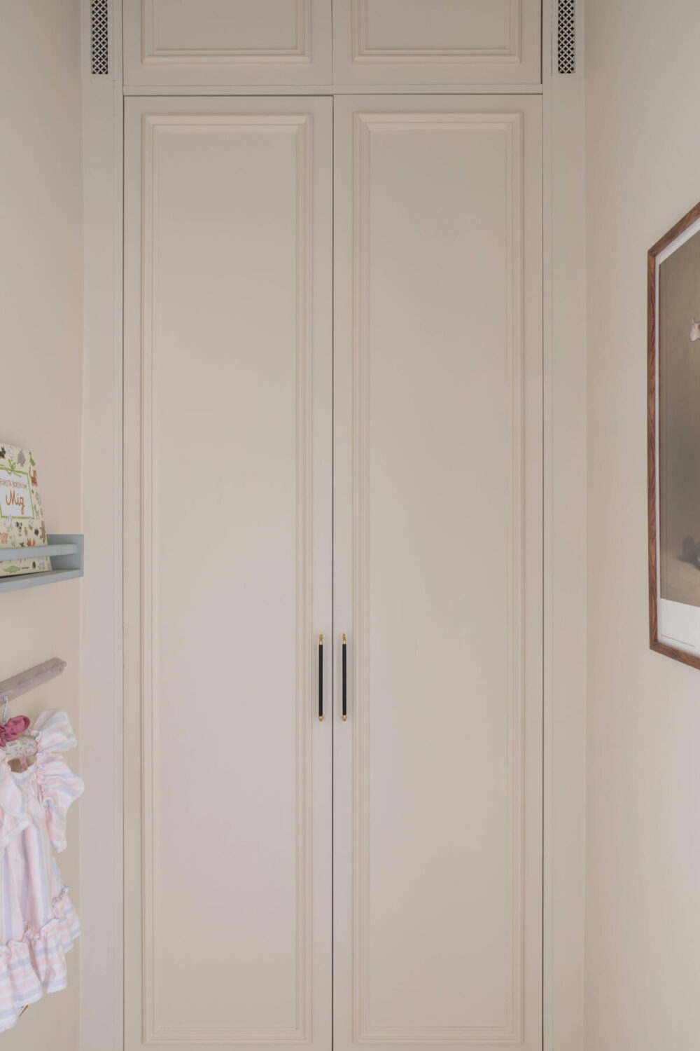 A Calm, Neutral Color Palette in a Classic Swedish Apartment 23 built-in wardrobes
