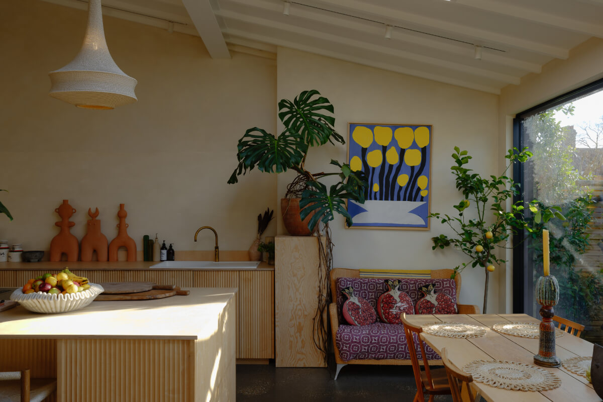 A London Edwardian House with a Light-Filled Kitchen Extension 6 extended kitchen dining room
