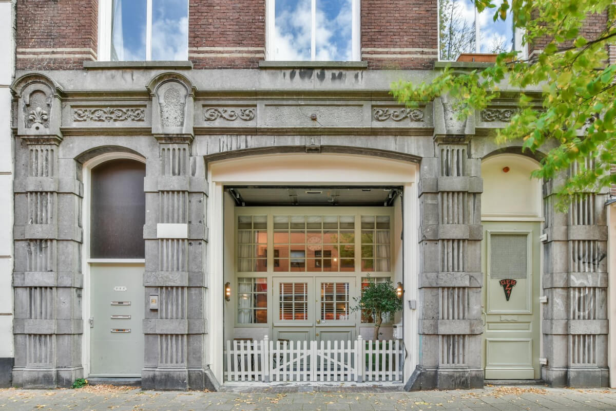 A Unique Ground Floor Duplex Apartment in Amsterdam 33 exterior ground floor apartment amsterdam