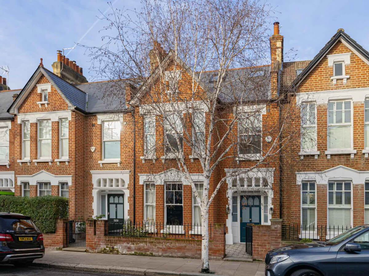 An Extended Family Home in London with Pink Crittall Doors 17 exterior london home An Extended Family Home in London with Pink Crittall Doors