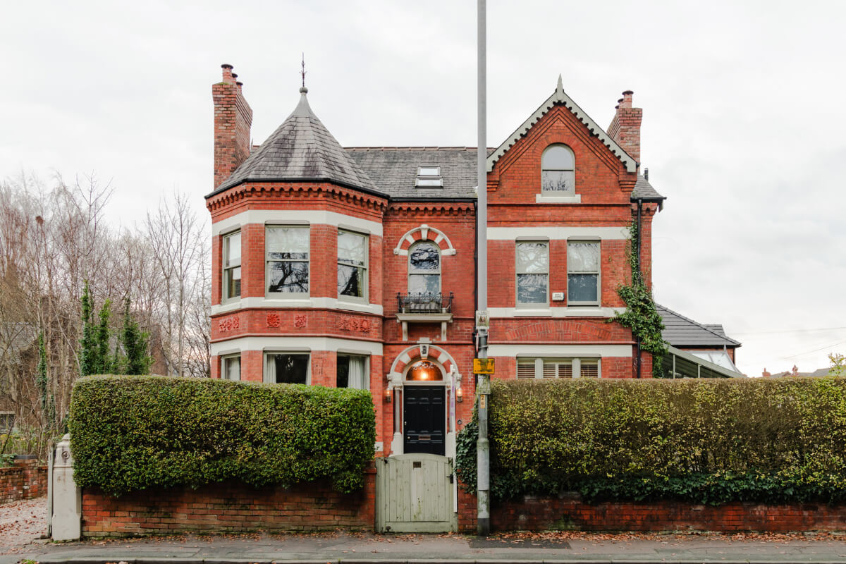A Grand Victorian Villa in Manchester with Bold Interiors 40 exterior victorian red brick villa manchester nordroom A Grand Victorian Villa in Manchester with Bold Interiors