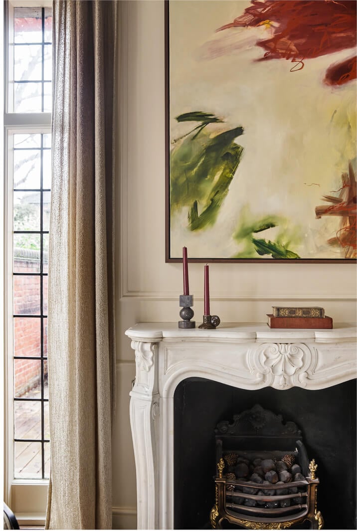 A Stunning Victorian House with Period Features and Surprising Spaces 3 fireplace detail