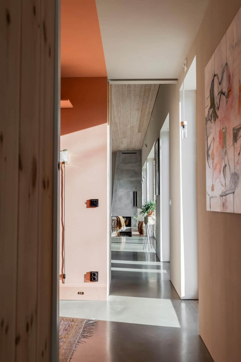 A Swedish Architectural Villa Surrounded by Nature 9 hall natural light