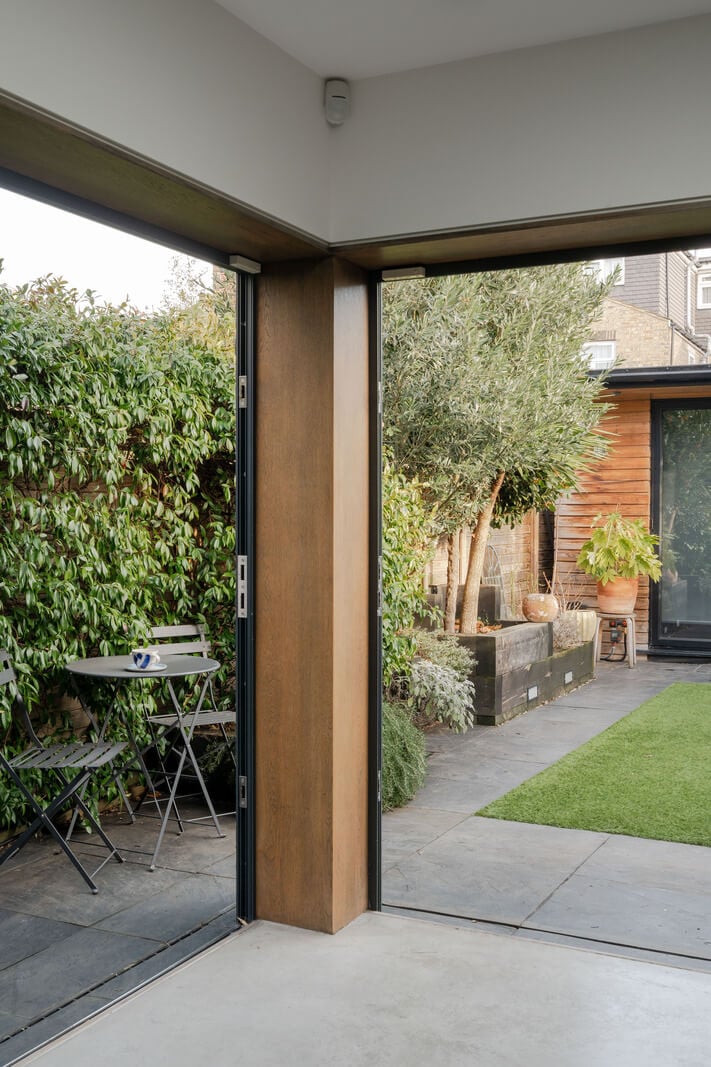 A Restored Victorian House with Exposed Brick and a Kitchen Extension 11 indoor outdoor living london home