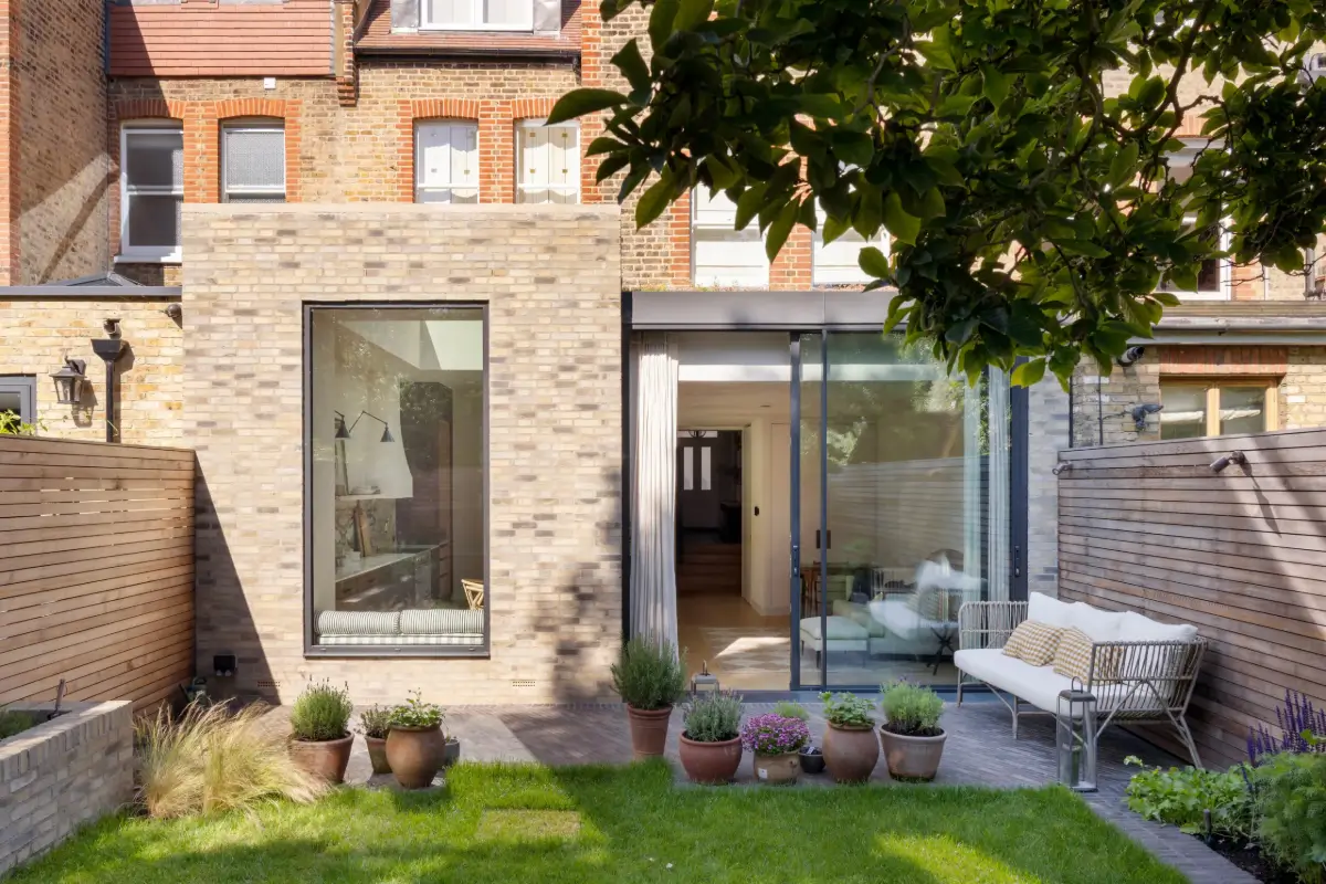 A Timeless Energy-Efficient Victorian Townhouse in Bedford Park 23 kitchen extension garden