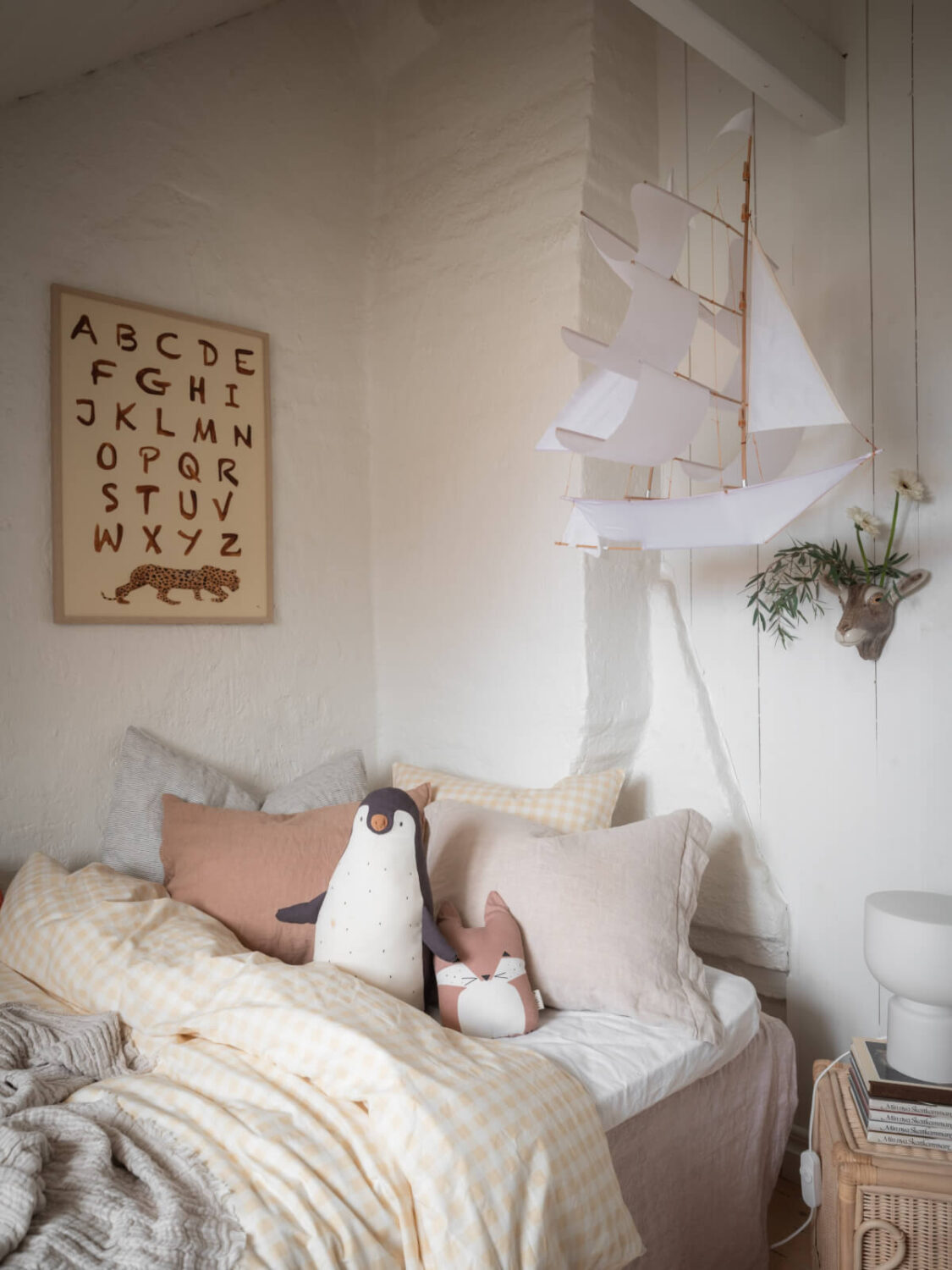 Best of 2025: Children's Rooms 34 light attic bedroom stone walls