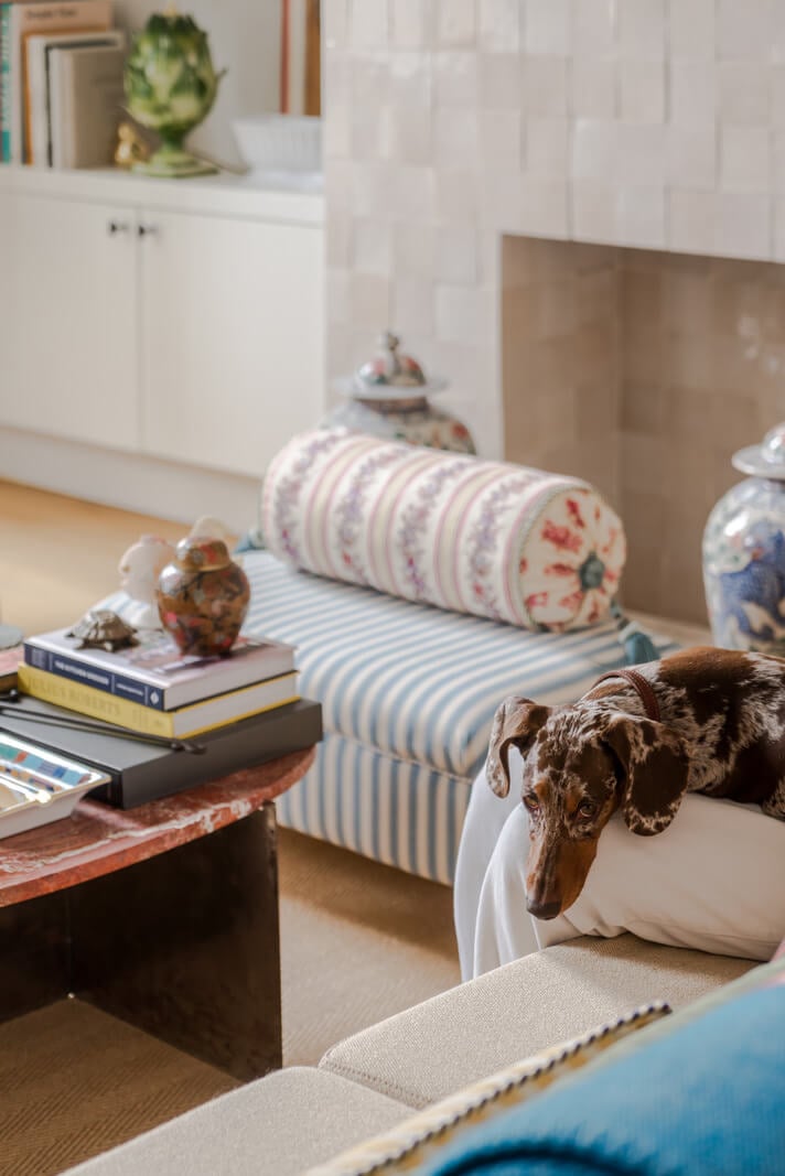 Cozy Contemporary Spaces in a Light-Filled Victorian Apartment 4 living room detail