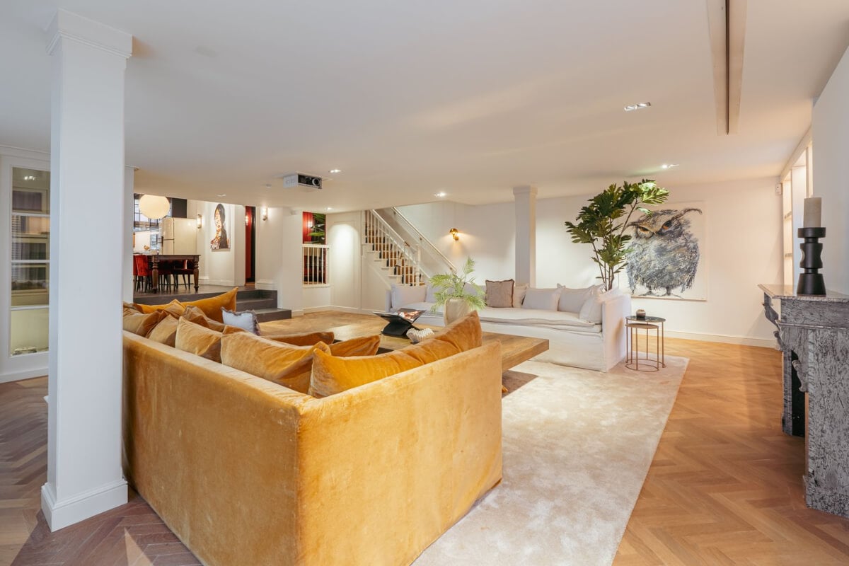 A Unique Ground Floor Duplex Apartment in Amsterdam 13 open plan basement apartment amsterdam
