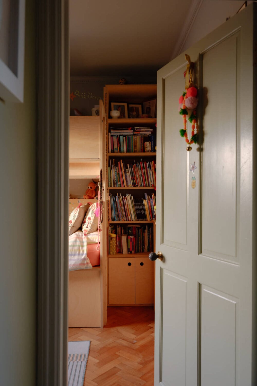 A London Edwardian House with a Light-Filled Kitchen Extension 23 peek into kids bedroom