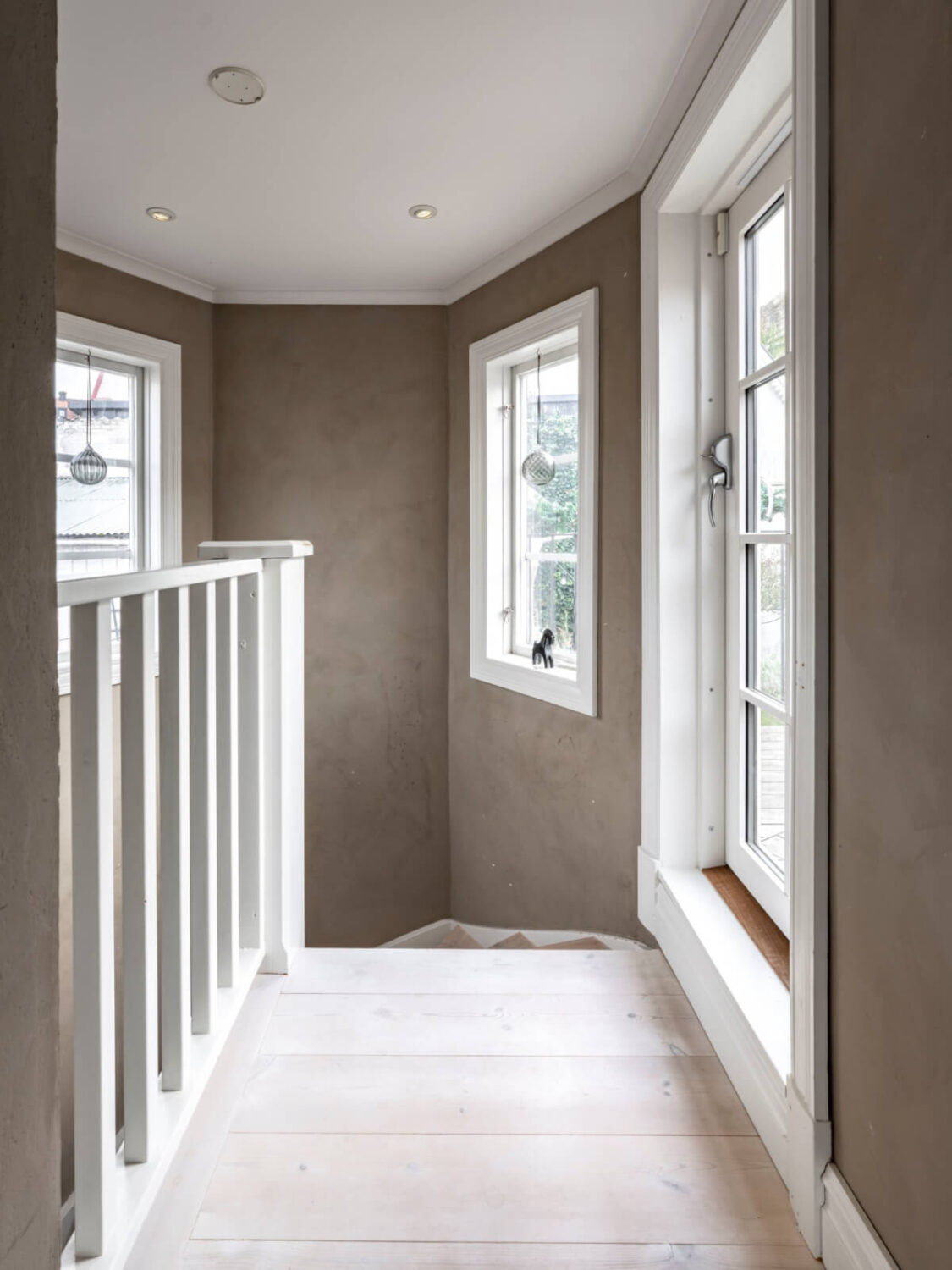 A Renovated 19th-Century Villa on Gotland 18 staircase landing