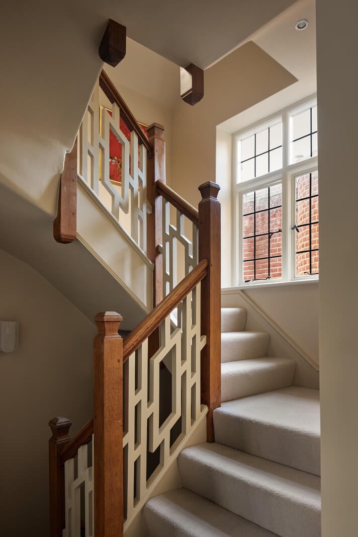 A Stunning Victorian House with Period Features and Surprising Spaces 16 staircase with window