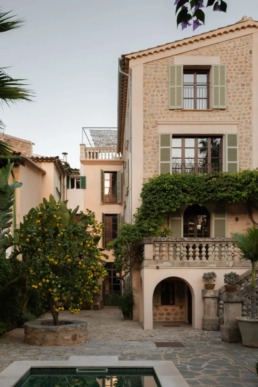 Best of 2025: Architecture 4 townhouse mallorca swimming pool wooden shutters