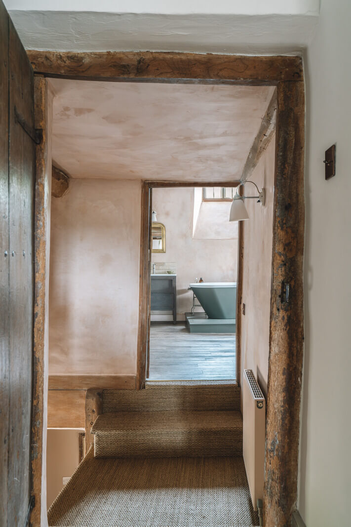 A Beautiful Renovated Country House in England 23 view into bathroom