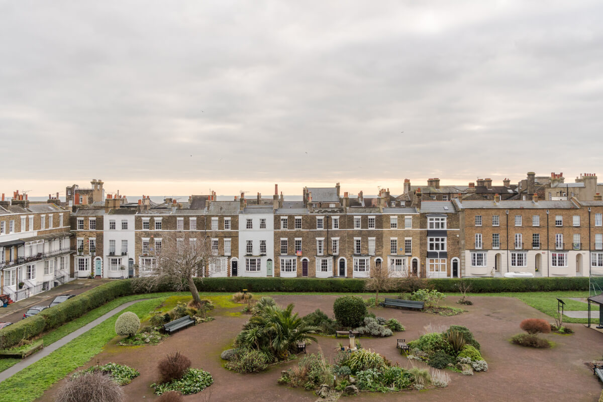 Timeworn Original Floorboards in a Regency Seaside Home 24 view spencer square apartment