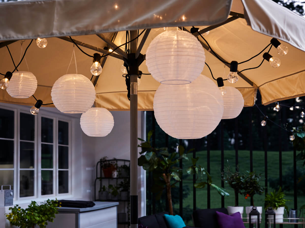 New IKEA Balcony and Garden Inspiration for Summer 2025 26 IKEA SOLVINDEN lampa PH168822 New IKEA Balcony and Garden Inspiration for Summer 2025