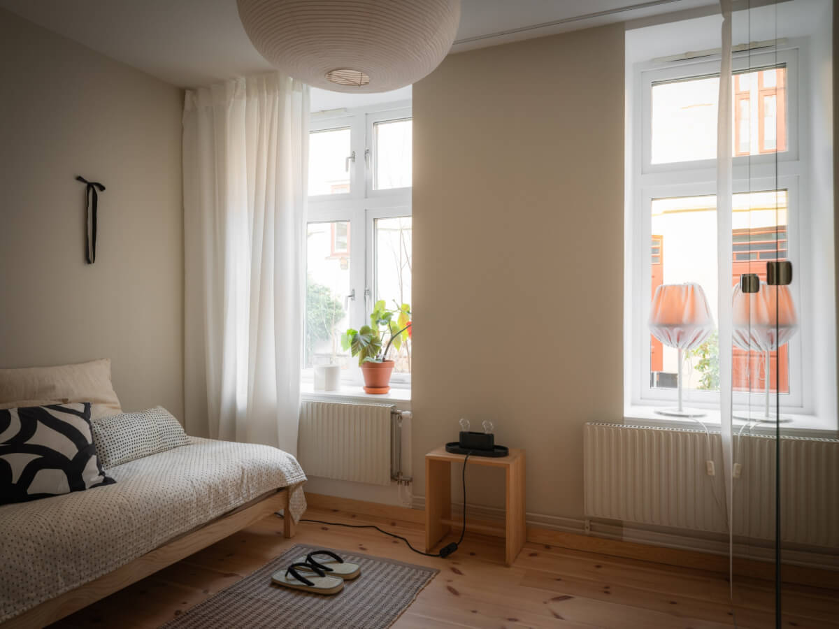 A Design Apartment in an Early 20th Century Building 17 bedroom mirror wardrobes