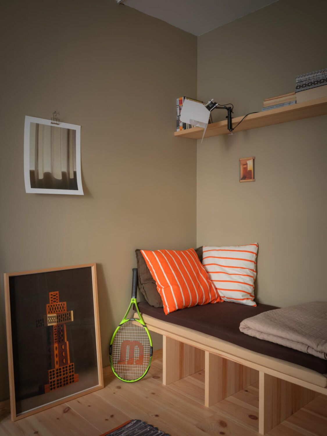 A Design Apartment in an Early 20th Century Building 22 custom bench