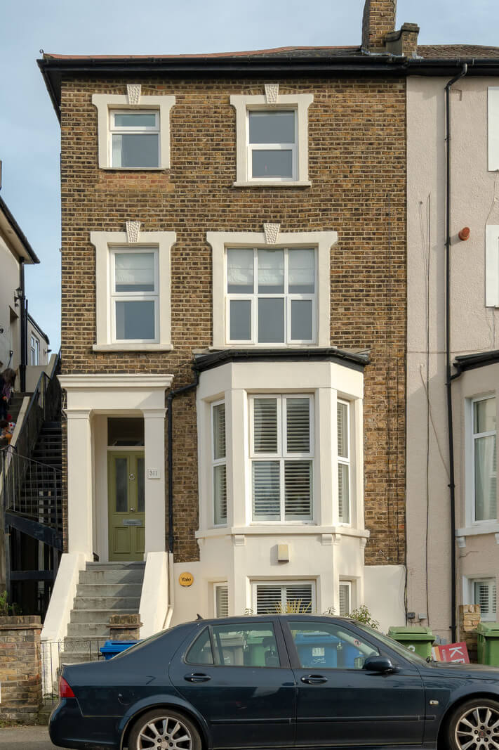 A Muted Color Palette in a Charming Ground Floor Apartment 20 exterior london apartment A Muted Color Palette in a Charming Ground Floor Apartment