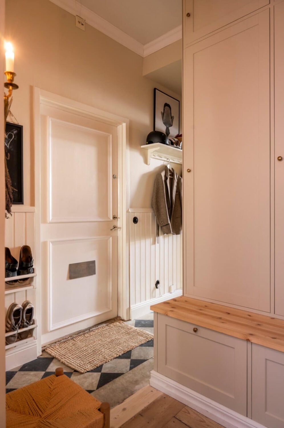 Best of 2025: Hallways 20 hall built in wardrobes checkerboard tile floor
