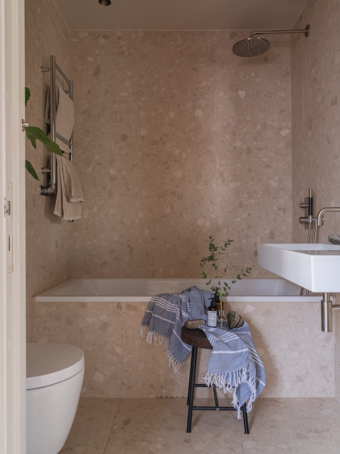 A 1920s Villa Pairs Modern Design and Period Features 16 hotel-style bathroom with bath