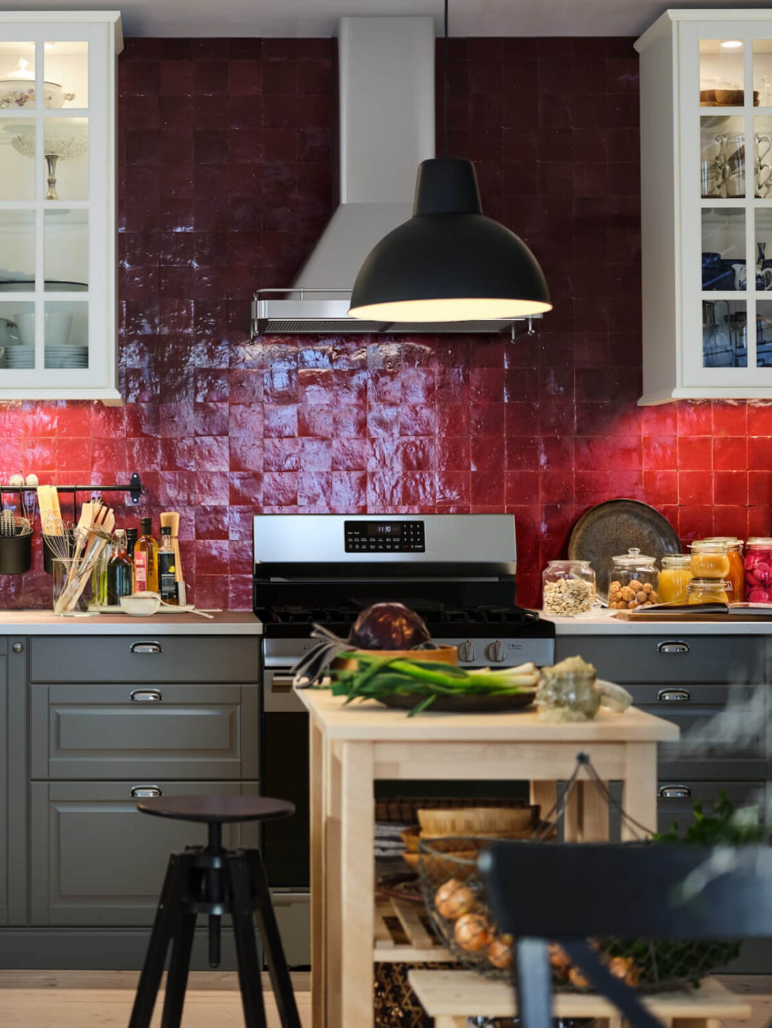 The 2026 Color of the Year (with Color Palettes & Inspiration) 33 ikea kitchen colorful zellige backsplash tiles nordroom